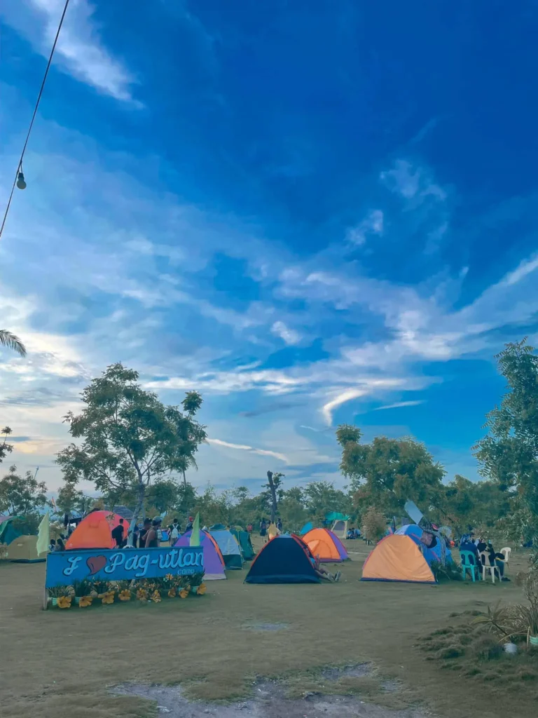 pagutlan camp in olango Island