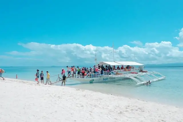 boat in canigao island matalom leyte