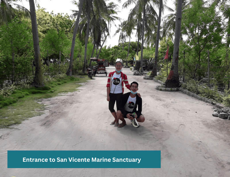 San Vicente Marine sanctuary, olango island