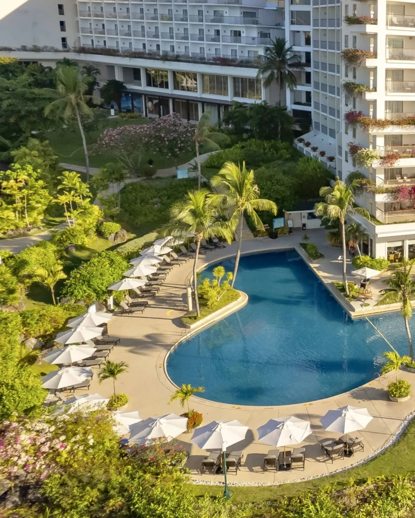 aerial view of Shangri-La Mactan, Cebu