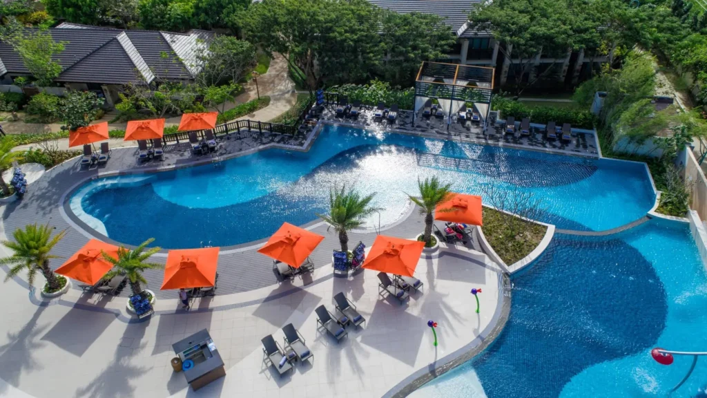 aerial of Crimson Resort and Spa Mactan