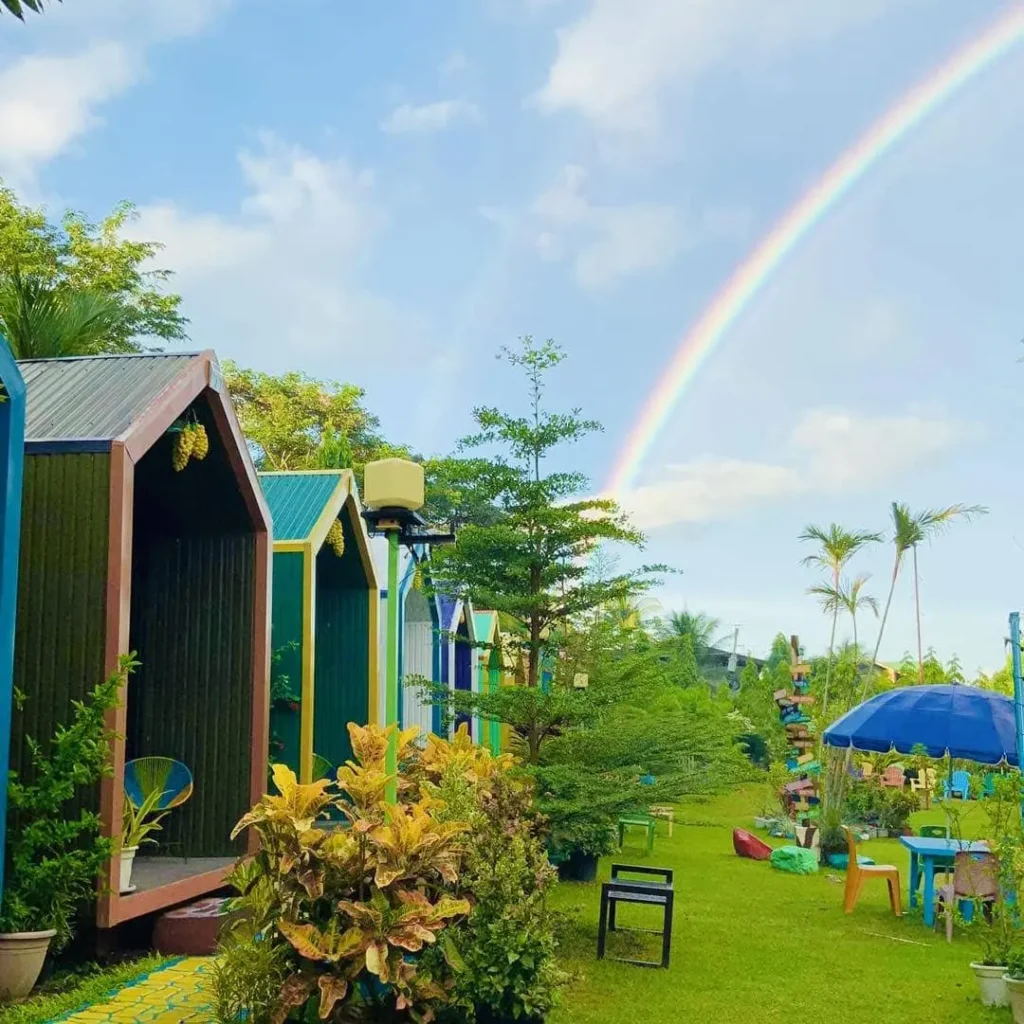 Lanzones Cabana with a rainbow view 