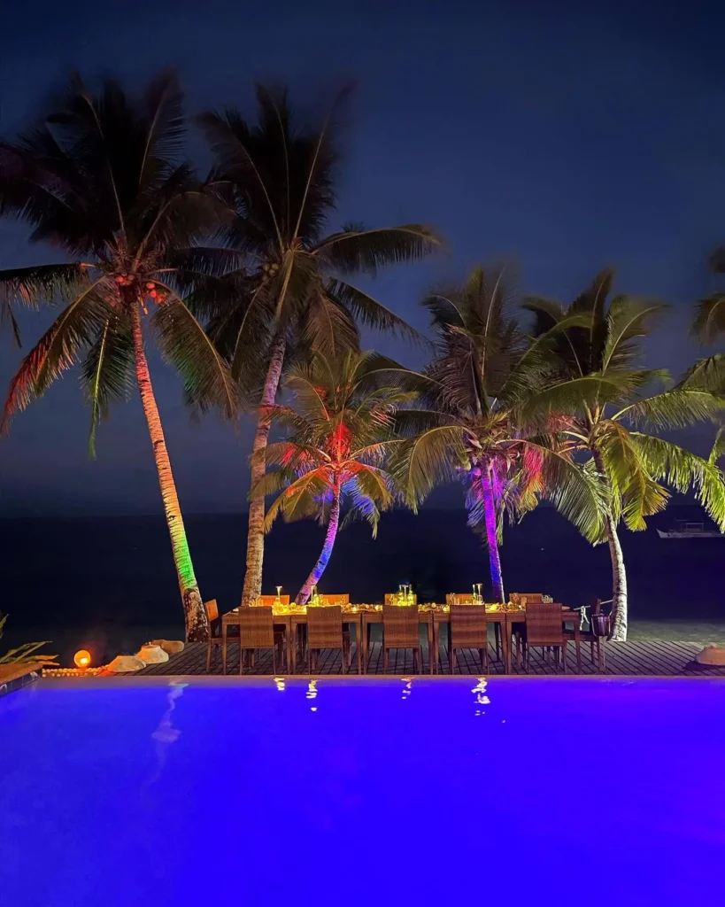 pool view of Romantic Beach Villas Siargao Philippines