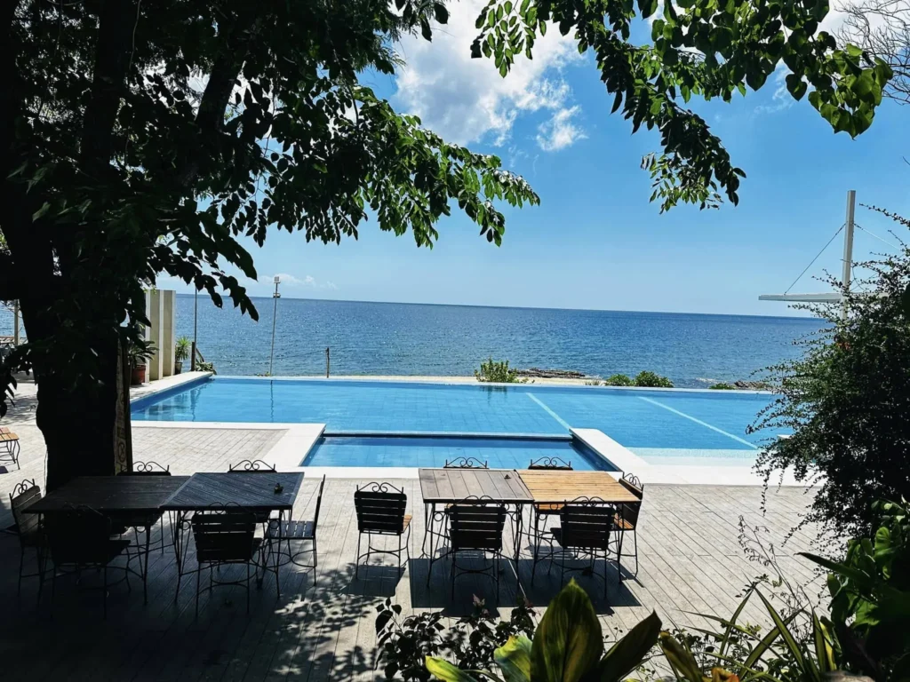 pool view of  La Luz Beach Resort in Batangas