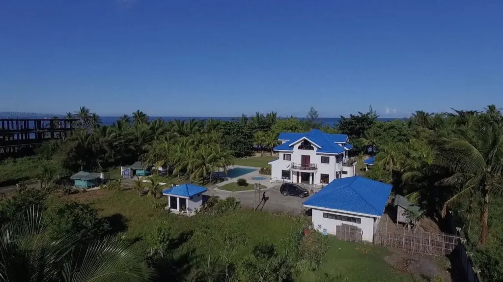 aerial view of Villa del Nico Beach Resort