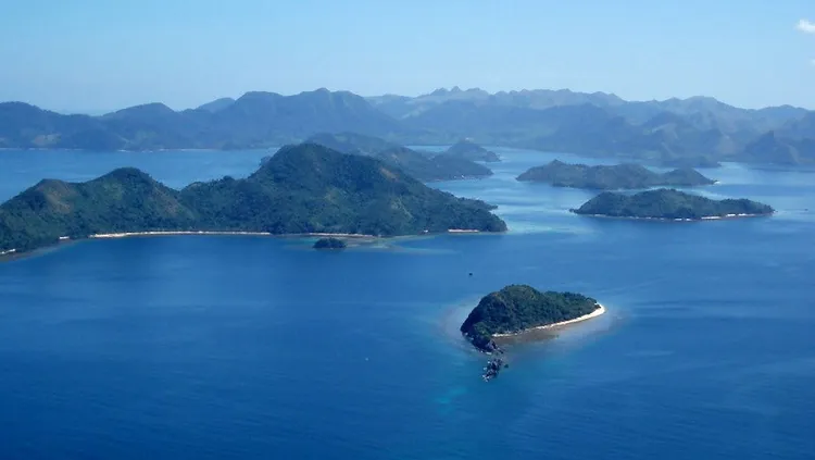 Siargao Island aerial view