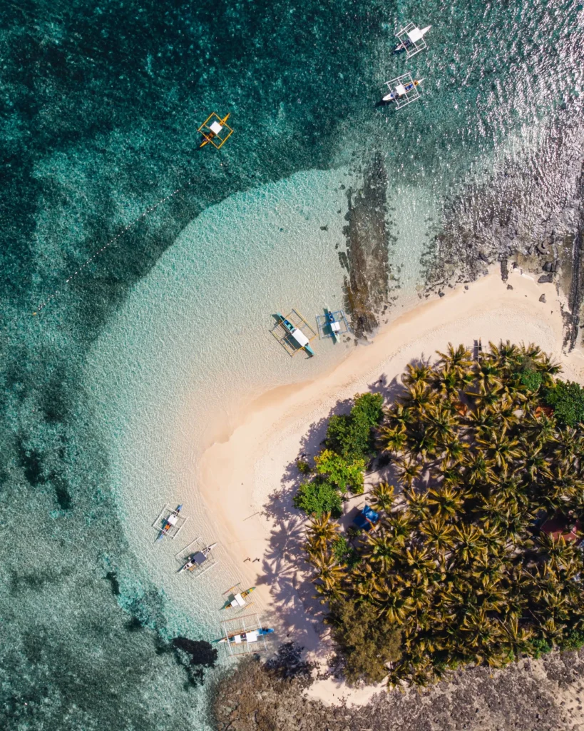 Siargao Island with its powdery sand 