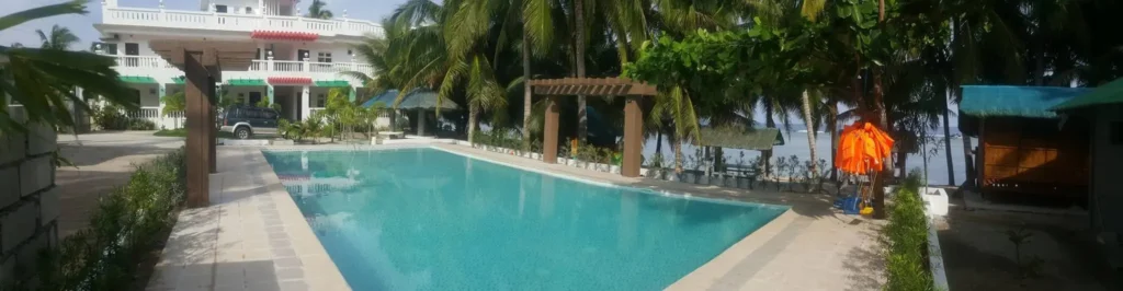 pool view of SeaView Beach Resort in pangasinan