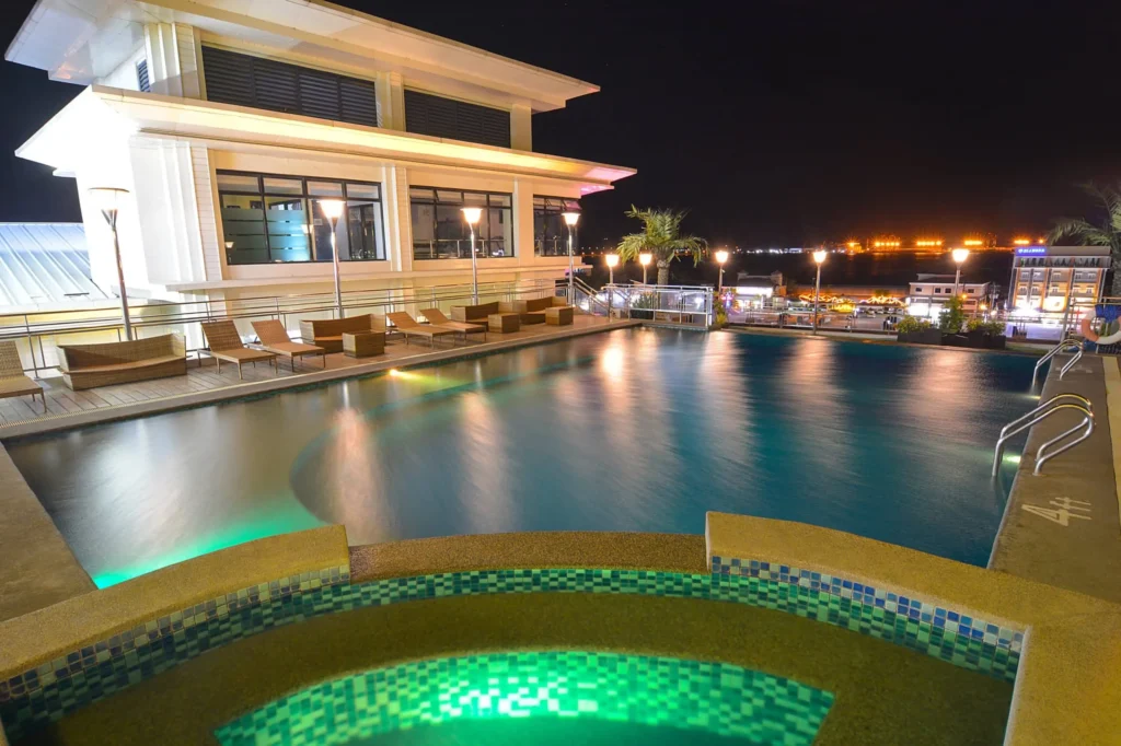 pool view of The MG Grand Hotel in Subic Beach Resort