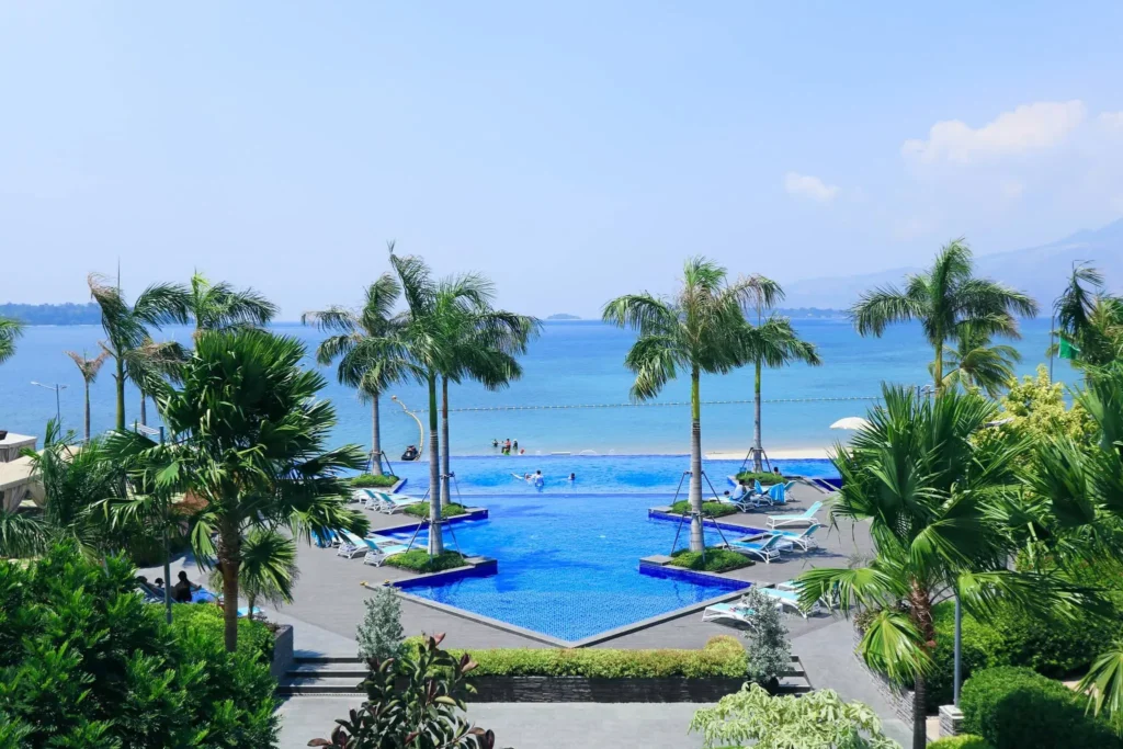 aerial view of ACEA Subic Beach Resort 