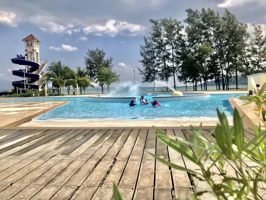 pool view of Club Morocco Beach Resort & Country Club in Subic