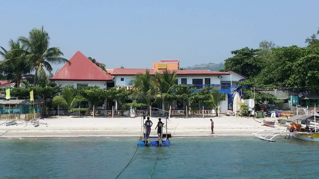 beach view of Arizona Beach Resort, Subic Bay, Philippines